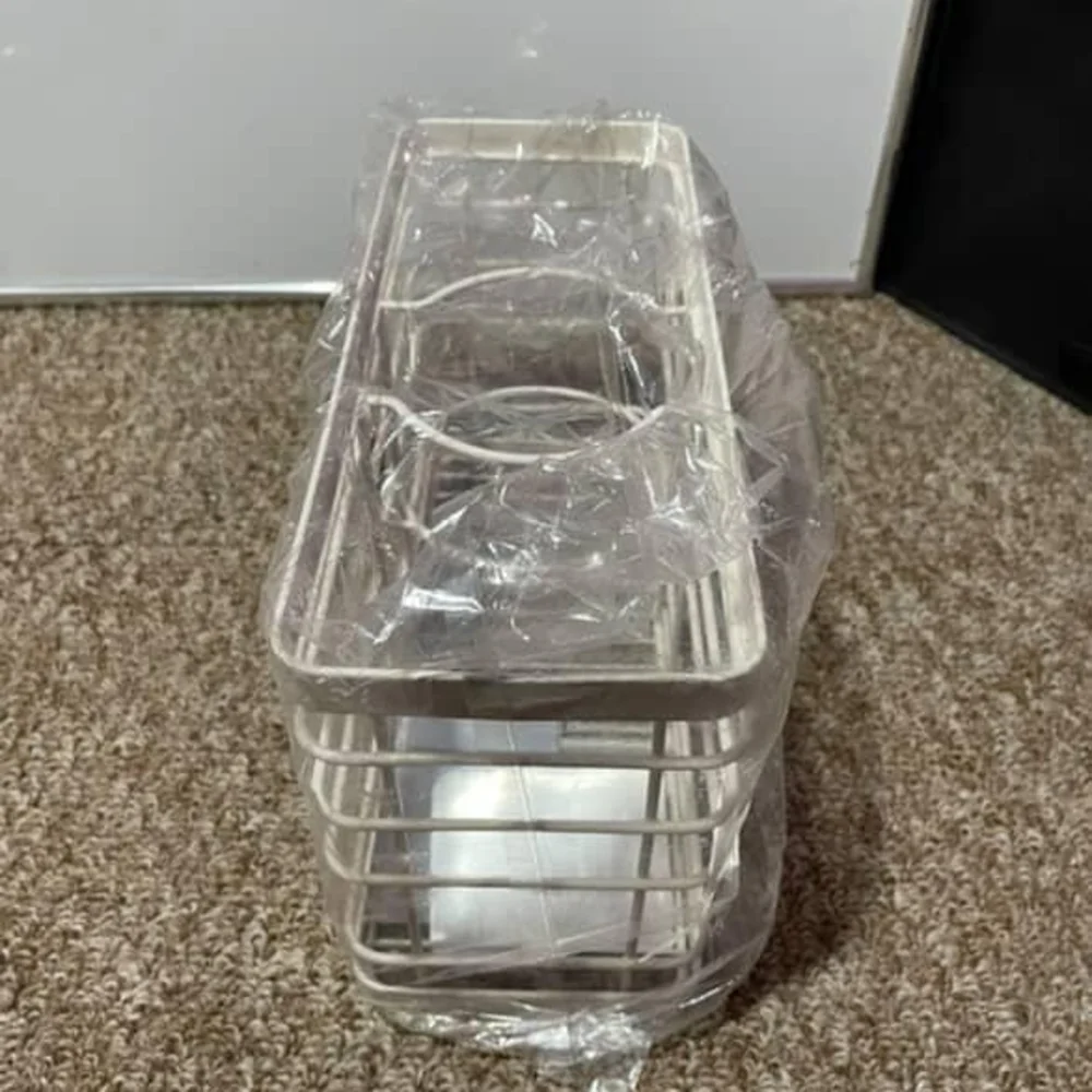 White Wire Storage Basket